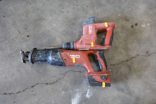 Akku borehammer HILTI TE 4-A22, akku bajonetsav HILTI WSR 22-A