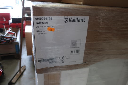 Varmepumpe AROTHERM VVL 75/5 AS 230V S2, med pumpe AROTHERM VWL 77/5 IS