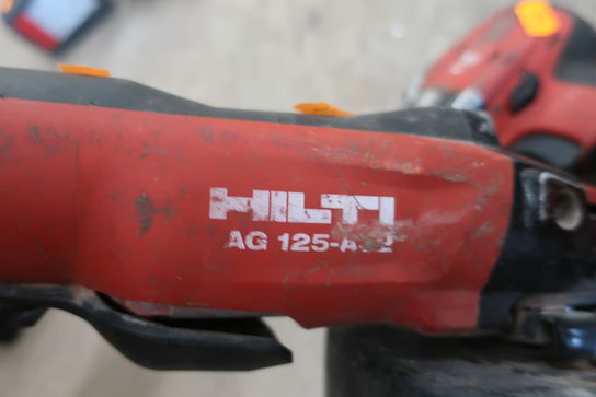 Akku slagnøgle HILTI SIW 6AT-A22, akku vinkelsliber HILTI AG 125-A32