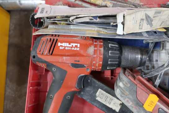 Akku bore/skruemaskine HILTI SF 6H-A22 med 2 stk. batteri og lader