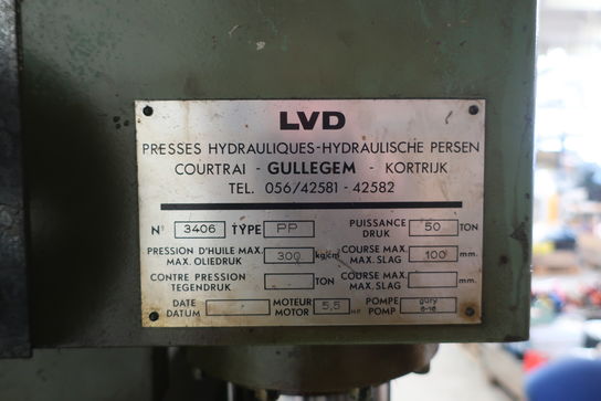 Hydraulisk pladesaks LVD PP 3406