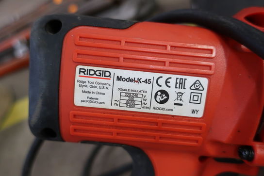 Afløbsrenser RIDGID K-45