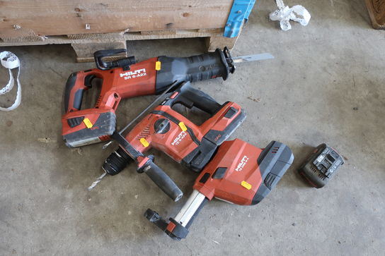 Akku borehammer HILTI TE 6-A22, akku bajonetsav HILTI SR 6-A22