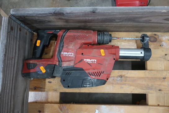 Akku borehammer HILTI TE 6-A22, støvsugermodul HILTI med 1 stk. batteri