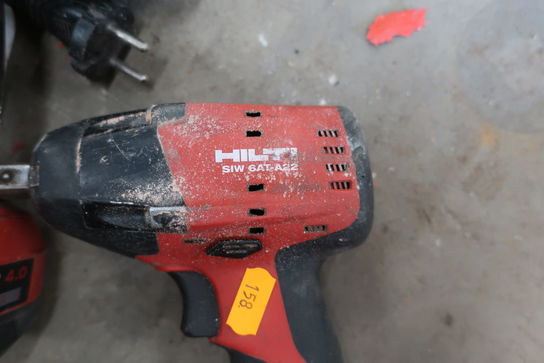 Akku slagnøgle HILTI SIW 6AT-A22, akku bore/skruemaskine HILTI SFH 22-A