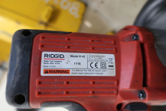 Afløbsrenser RIDGID K-45