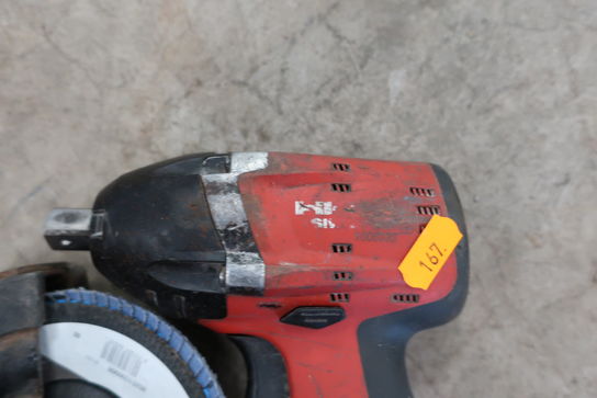 Akku slagnøgle HILTI SIW 6AT-A22, akku vinkelsliber HILTI AG 125-A32