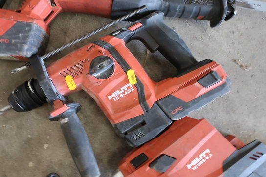 Akku borehammer HILTI TE 6-A22, akku bajonetsav HILTI SR 6-A22