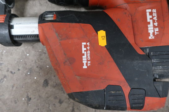 Akku borehammer HILTI TE 4-A22 med støvsugermodul HILTI TE DRS-4-4