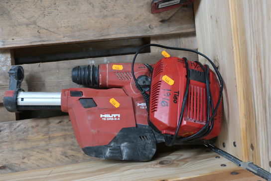 Akku borehammer HILTI TE 6-A22, støvsugermodul HILTI med 1 stk. batteri og lader