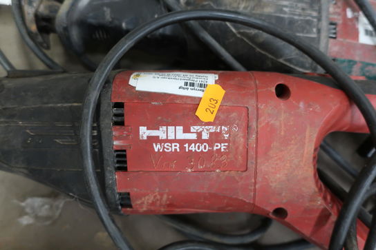 2 stk. bajonetsave HILTI WSR 1400-PE, WSR 1250-PE