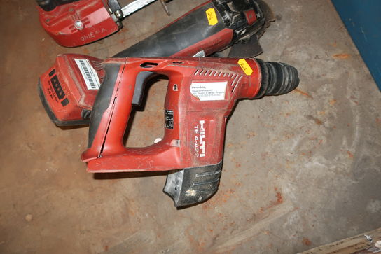 Akku borehammer HILTI, akku vinkelsliber HILTI, akku båndsav HILTI SB 4-A22