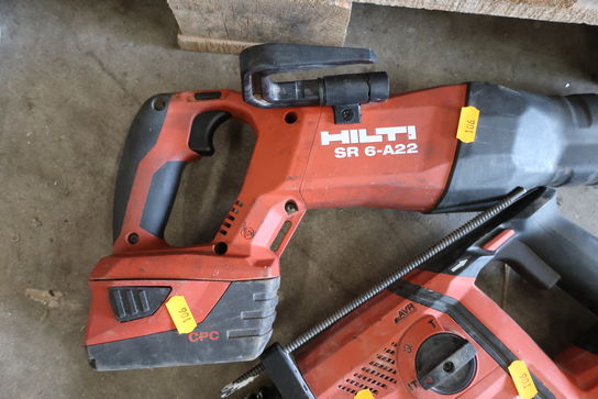 Akku borehammer HILTI TE 6-A22, akku bajonetsav HILTI SR 6-A22