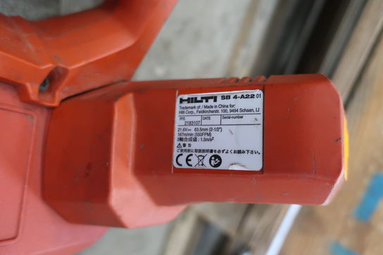 Akku båndsav HILTI SB 4-A22 med batteri