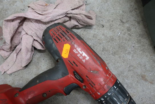 3 stk. akku bore/skruemaskiner HILTI SIW 6AT-A22, SF 22-A med 3 stk. batterier