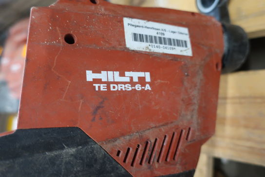 Akku borehammer HILTI TE 6-A22, støvsugermodul HILTI med 1 stk. batteri