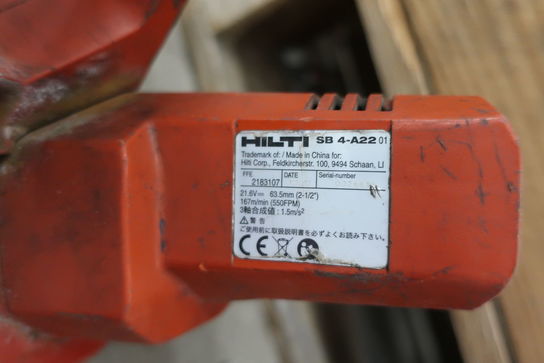 Akku båndsav HILTI SB 4-A22 med batteri