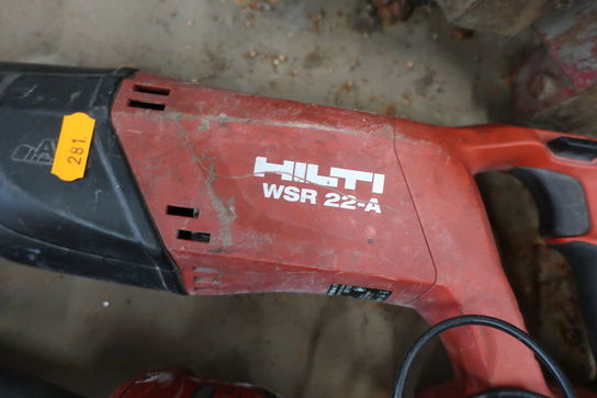 Akku bajonetsav HILTI WSR 22-A, akku bore/skruemaskine HILTI SF 6H-A22