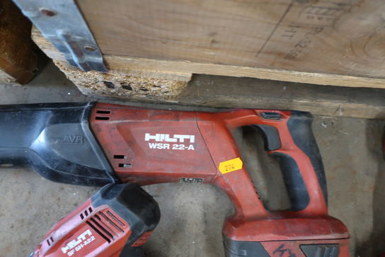 Akku bajonetsav HILTI WSR 22-A, akku boremaskine HILTI SF 6h-A22