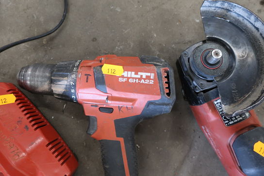 Akku bore/skruemaskine HILTI SF 6H-A22, akku vinkelsliber HILTI