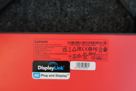 Dockingstation LENOVO ThinkPad Hybrid USB-C With USB-A Dock