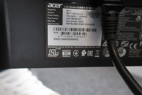 Computerskærm LED ACER B277