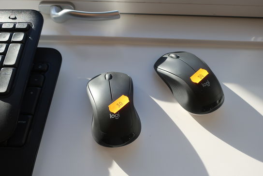 2 stk. trådløsetastaturer LOGITECH K540 samt 2 stk. trådløsemuse LOGITECH M310