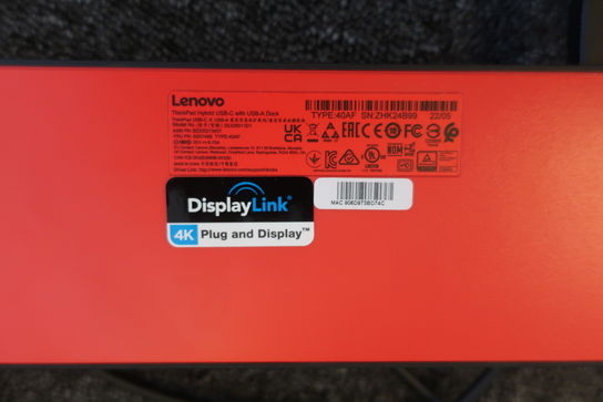 Dockingstation LENOVO ThinkPad Hybrid USB-C With USB-A Dock