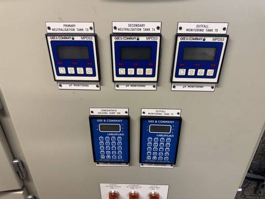 Industriel vandrensesystem. Inkl spild vands test system. 