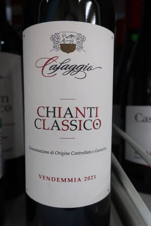 2 fl. rødvin, CAFAGGIO CHIANTI CLASSICO 2021