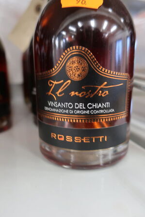 4 fl. rosevin, IL NOSTRO VINSANTO DEL CHIANTI ROSSETTI 2003