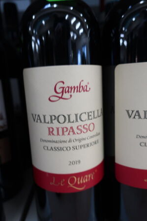 6 fl. rødvin, GAMBA RIPASSO CLASSICO SUPERORE 2019 LE QUARE