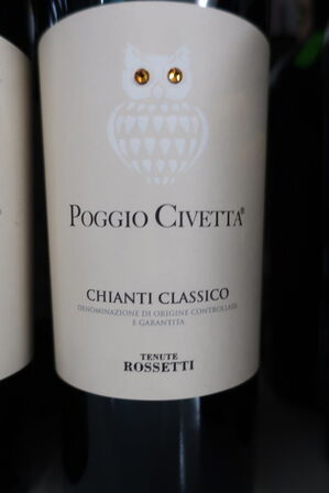 6 fl. rødvin, TENUTE ROSSETTI POGGIO VIVETTA CHIANTI CLASSICO 2020 