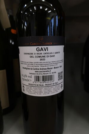 4 fl. hvidvin, CASCINA RADICE GAVI COMUNE DI GAVI DEL SORINO 2023