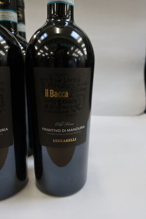 6 fl. rødvin, IL BACCA PRIMITIVO DI MANDURIA LUCCARELLI