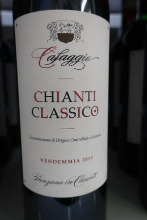 2 fl. rødvin, CAFAGGIO CHIANTI CLASSICO 2019