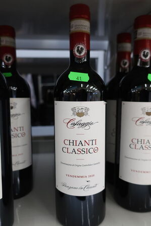 3 fl. rødvin, CAFAGGIO CHIANTI CLASSICO 2020