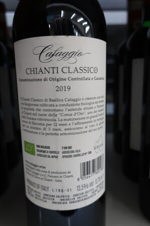 2 fl. rødvin, CAFAGGIO CHIANTI CLASSICO 2019