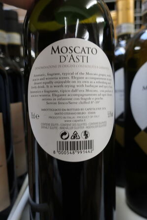 4 fl. moscato d'asti, FRANCESCO CAPETTA IL FONDATORE 2022