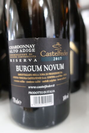 4 fl. hvidvin, CASTELFEDER BURGUM NOVUM CHARDONNAY ALTO ADIGE 2017