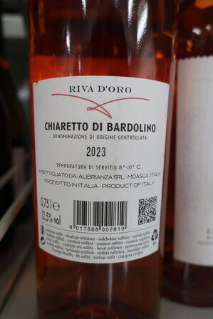 6 fl. rosevin, RIVA D'ORO SMARA CHIARETTO 2023