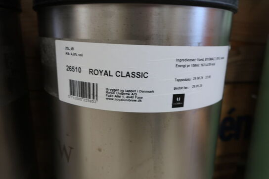 2 stk. 20 L fustager, ROYAL CLASSIC