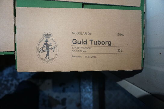 3 x 20 liter Carlsberg, Tuborg Guld, Grøn Tuborg 