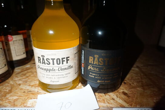 6 flasker råstoff 