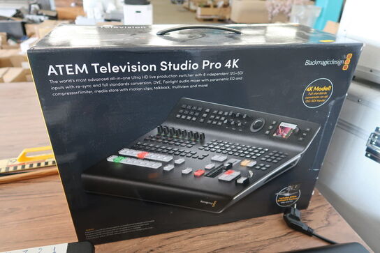 Video Switcher BLACK MAGIC DESIGN ATEM Television Studio Pro 4K