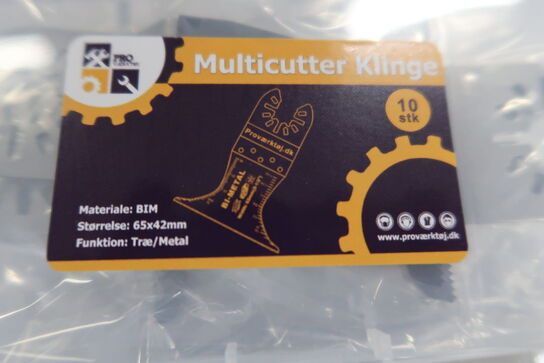 20 stk. Multicutter-klinger i Bi-metal 65x42mm (træ/metal)