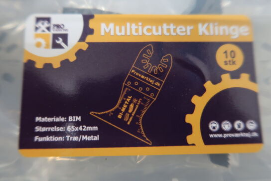 20 stk. Multicutter-klinger i bimetal 65x42mm (træ/metal)