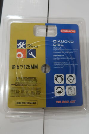 5 stk. Diamantklinger 125mm