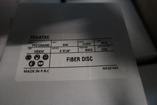 200 stk. Fiberskiver PEGATEC K80