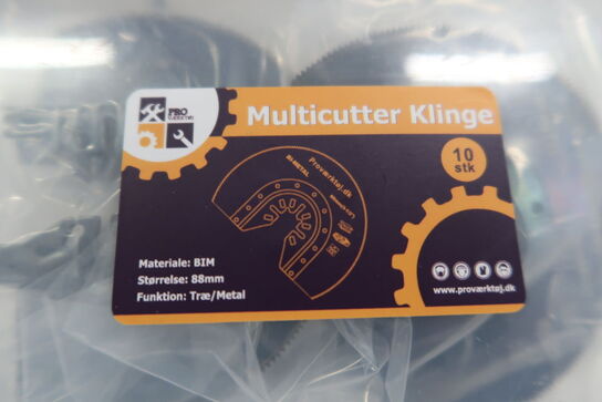 10 stk. Multicutter-klinger i Bi-metal 88mm (træ/metal)